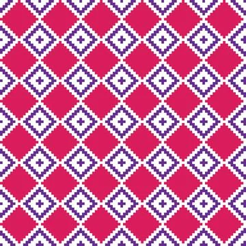 Argyle Fair Isle Seamless Pattern Design Illustrazione stock