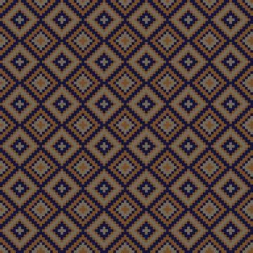 Argyle Fair Isle Seamless Pattern Design Stock Illustration