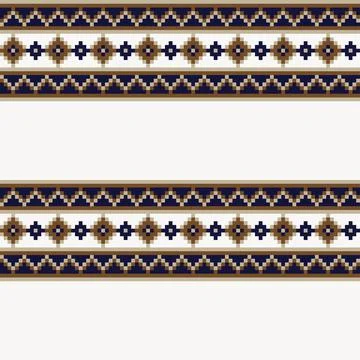 Argyle Fair Isle Seamless Pattern Design Illustrazione stock