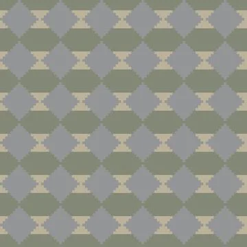 Argyle Fair Isle Seamless Pattern Design Stock Illustration