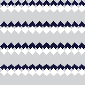 Argyle Fair Isle Seamless Pattern Design Illustrazione stock