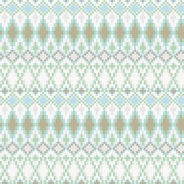 Argyle Fair Isle Seamless Pattern Design Stock Illustration