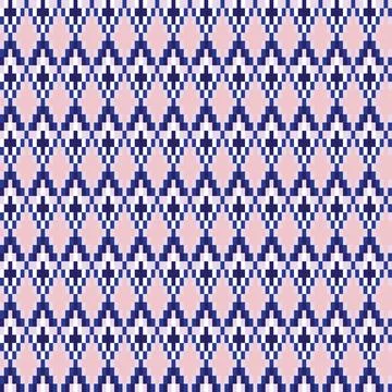 Argyle Fair Isle Seamless Pattern Design Illustrazione stock