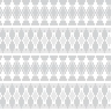 Argyle Fair Isle Seamless Pattern Design Stock Illustration