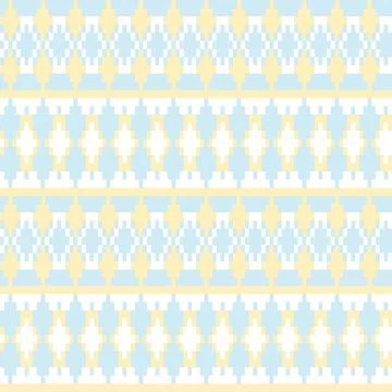 Argyle Fair Isle Seamless Pattern Design Illustrazione stock