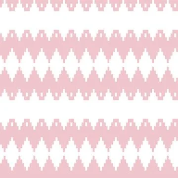 Argyle Fair Isle Seamless Pattern Design Stock Illustration