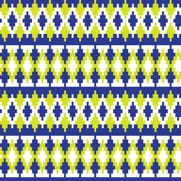 Argyle Fair Isle Seamless Pattern Design Illustrazione stock