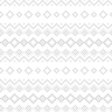 Argyle Fair Isle Seamless Pattern Design Stock Illustration
