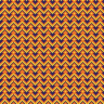 Argyle Fair Isle Seamless Pattern Design Stock Illustration