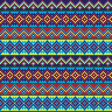 Argyle Fair Isle Seamless Pattern Design Illustrazione stock