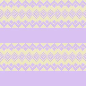 Argyle Fair Isle Seamless Pattern Design Illustrazione stock