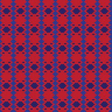Argyle Fair Isle Seamless Pattern Design Illustrazione stock