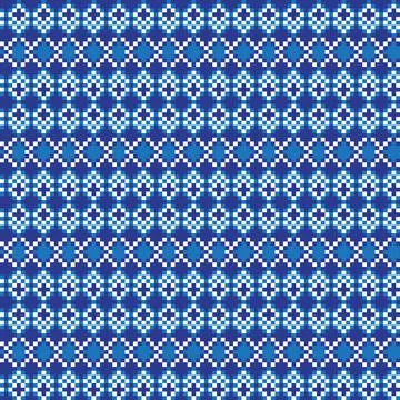 Argyle Fair Isle Seamless Pattern Design Stock Illustration
