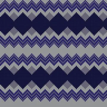 Argyle Fair Isle Seamless Pattern Design Illustrazione stock