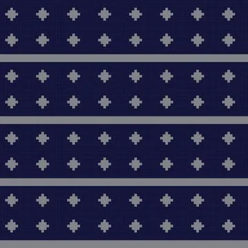 Argyle Fair Isle Seamless Pattern Design Stock Illustration