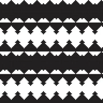 Argyle Fair Isle Seamless Pattern Design Stock Illustration