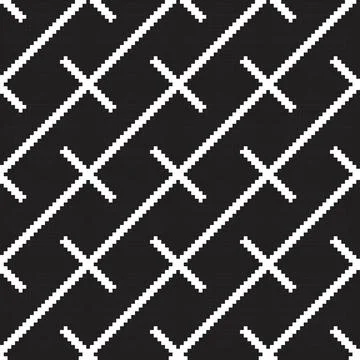 Argyle Fair Isle Seamless Pattern Design Stock Illustration