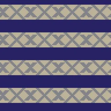 Argyle Fair Isle Seamless Pattern Design Illustrazione stock