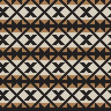 Argyle Fair Isle Seamless Pattern Design Illustrazione stock