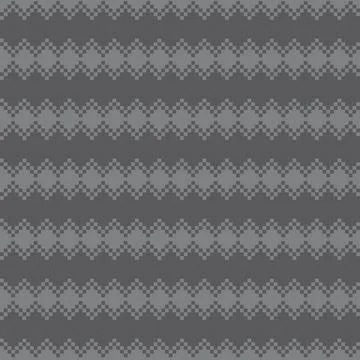 Argyle Fair Isle Seamless Pattern Design Stock Illustration