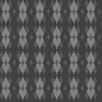 Argyle Fair Isle Seamless Pattern Design Illustrazione stock
