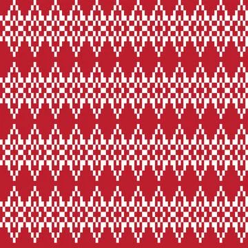 Argyle Fair Isle Seamless Pattern Design Illustrazione stock