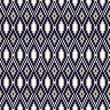 Argyle Fair Isle Seamless Pattern Design Illustrazione stock