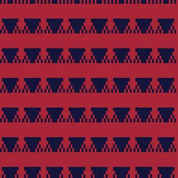 Argyle Fair Isle Seamless Pattern Design Illustrazione stock