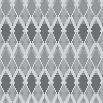 Argyle Fair Isle Seamless Pattern Design Illustrazione stock