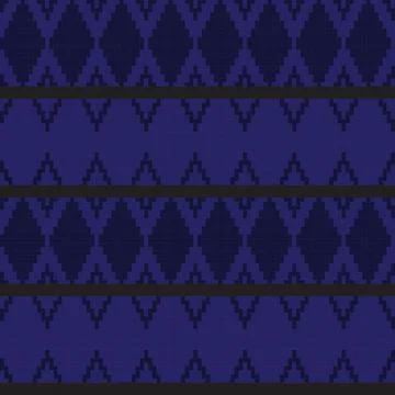 Argyle Fair Isle Seamless Pattern Design Illustrazione stock