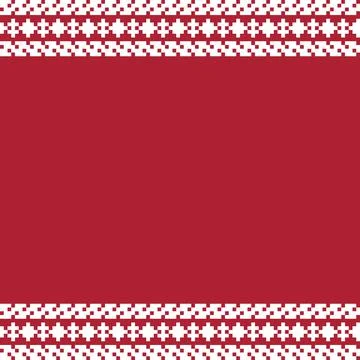 Argyle Fair Isle Seamless Pattern Design Stock Illustration