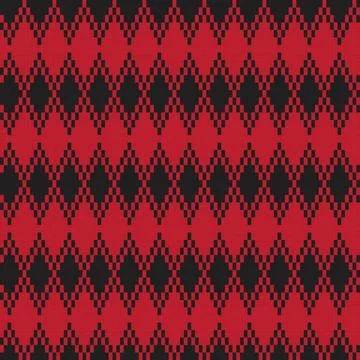 Argyle Fair Isle Seamless Pattern Design Illustrazione stock