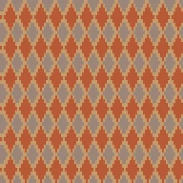 Argyle Fair Isle Seamless Pattern Design Illustrazione stock