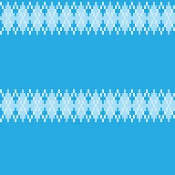 Argyle Fair Isle Seamless Pattern Design Stock Illustration