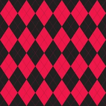 Argyle harlequin vector seamless pattern Stock Illustration