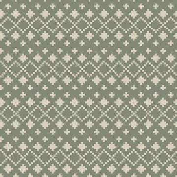 Argyle Knitting seamless pattern design in khaki イラスト素材