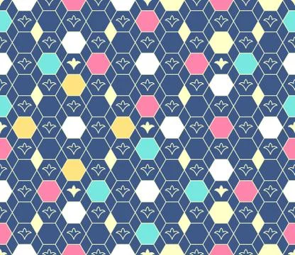 Argyle pattern. Arabic seamless ornament Stock Illustration