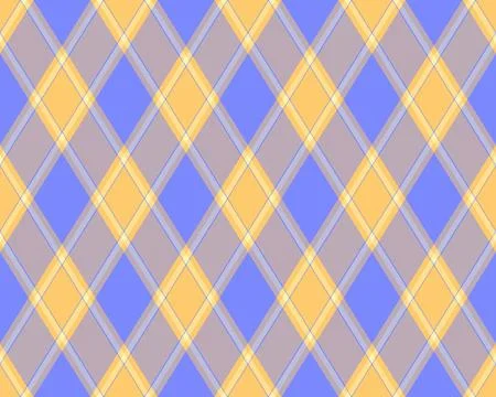 Argyle pattern of geometric rhombus. Harlequin check wallpaper design. Clas.. Stock Illustration