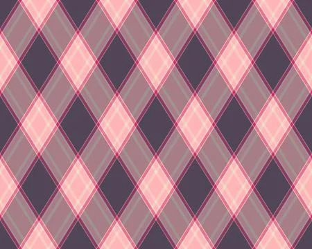 Argyle pattern of geometric rhombus. Harlequin check wallpaper design. Clas.. Illustrazione stock