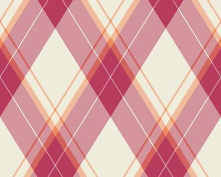Argyle pattern of geometric rhombus. Harlequin check wallpaper design. Clas.. Stock Illustration