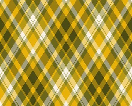 Argyle pattern of geometric rhombus. Harlequin check wallpaper design. Clas.. Illustrazione stock