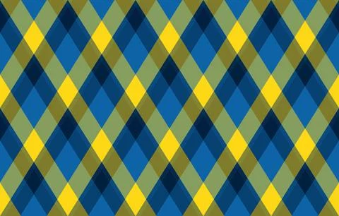 Argyle pattern of geometric rhombus. Harlequin check wallpaper design. Clas.. Stock Illustration
