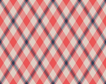 Argyle pattern of geometric rhombus. Harlequin check wallpaper design. Clas.. Stock Illustration