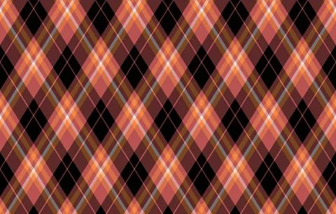 Argyle pattern of geometric rhombus. Harlequin check wallpaper design. Clas.. Stock Illustration