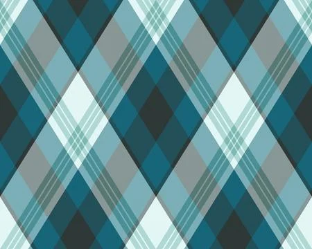 Argyle pattern of geometric rhombus. Harlequin check wallpaper design. Clas.. Illustrazione stock