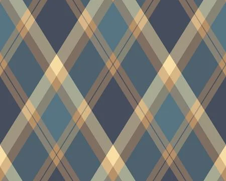 Argyle pattern of geometric rhombus. Harlequin check wallpaper design. Clas.. Stock Illustration