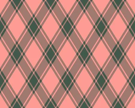 Argyle pattern of geometric rhombus. Harlequin check wallpaper design. Clas.. Stock Illustration