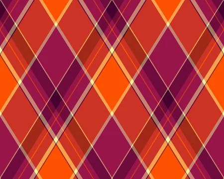 Argyle pattern of geometric rhombus. Harlequin check wallpaper design. Clas.. Stock Illustration
