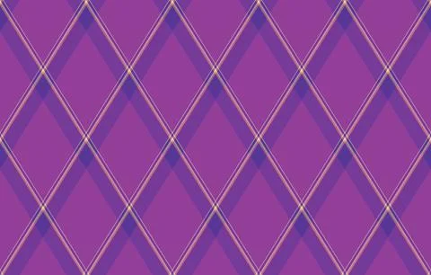 Argyle pattern of geometric rhombus. Harlequin check wallpaper design. Clas.. Illustrazione stock