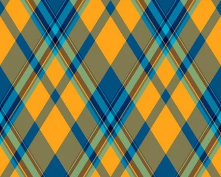 Argyle pattern of geometric rhombus. Harlequin check wallpaper design. Clas.. Illustrazione stock